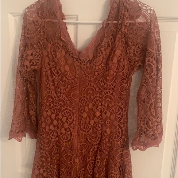 🍍CLAY PINK laced Bo_Ho dress🍍 - Picture 6 of 7